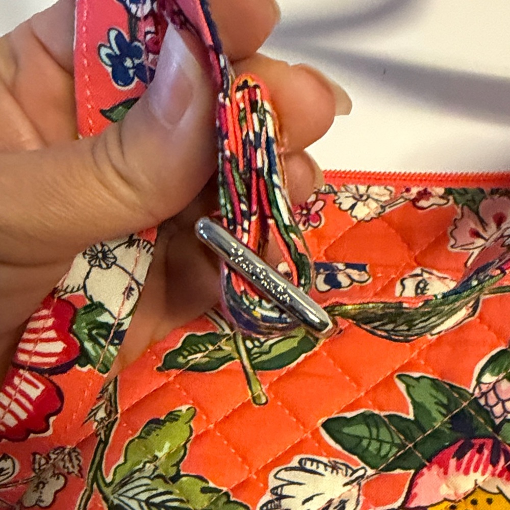 Vera Bradley Coral Floral Quilted Crossbody - Picture 11 of 11